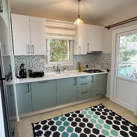 2+1 House In Center With Sea View And Big Private Garden