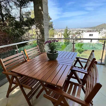 2+1 House In Center With Sea View And Big Private Garden Daire Bodrum