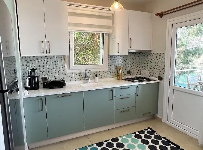 2+1 House In Center With Sea View And Big Private Garden